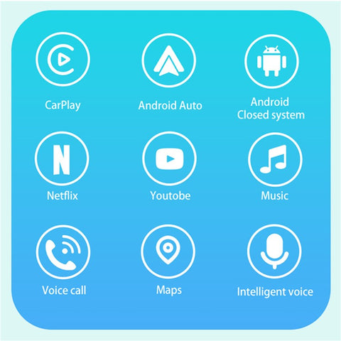 FB1 Wireless Android Auto Box Auto Connection Bluetooth-compatible / Wifi CarPlay Adapter for Wired Car Systems , 2 + 16GB