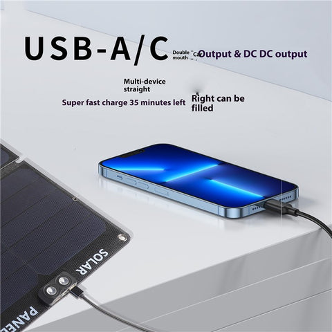 EYONGPV EYA45-22SP4 Foldable Solar Panel Charger for Phone Devices 45W Super Fast Charging Outdoor Power Bank