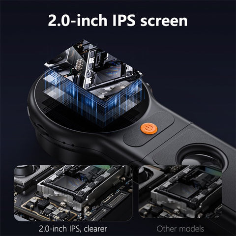 379 Handheld 500X Magnification HD Digital Microscope for Children Science Experiments Repair Soldering