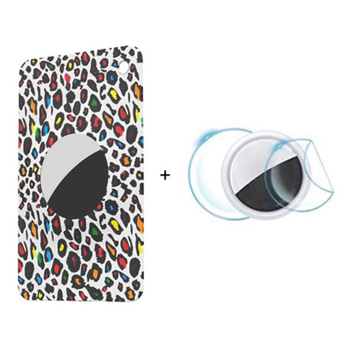 Silicone Thin Card Case for Apple Airtag, Smart Tracker Protective Soft Sleeve with Front / Back Film