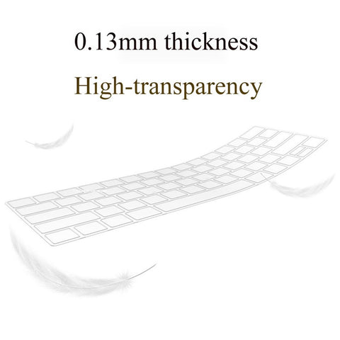 WIWU Ultra Thin Clear Dustproof Waterproof Keyboard Skin Protector Cover for MacBook Pro 14inch 2021