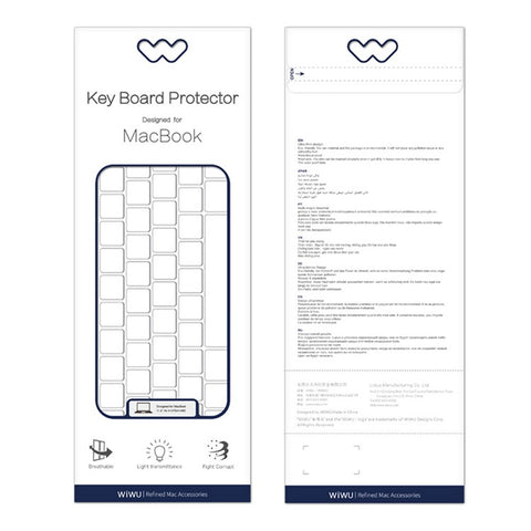 WIWU Keyboard Cover Soft TPU Keyboard Protector for MacBook Pro 16-inch 2021