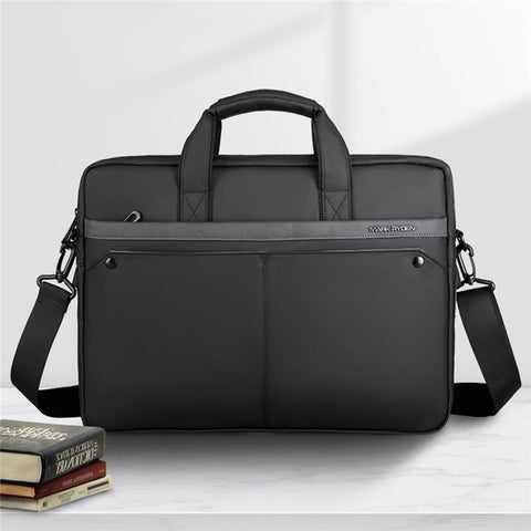 MARK RYDEN MR8001 15.6'' Laptop Storage Bag for MacBook Multiple Layers Men's Notebook Computer Sleeve Handbag with Handle and Strap