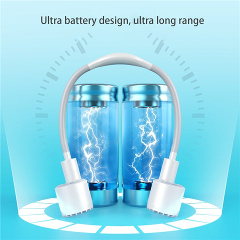 Portable USB Charging Hanging Neck Mini Cooling Fan ABS Summer Mute Turbo Fan Cooler