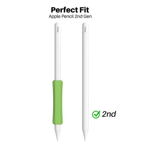 AHASTYLE LC03 3Pcs / Pack Soft Silicone Grip Holder for Apple Pencil 1st / 2nd Generation Stylus Pencil Non-Slip Protective Cover