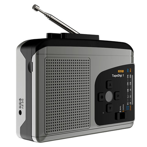 EZCAP 234 Cassette Tape to MP3 Save to TF Card Stereo Converter Cassette Tape Player AM / FM Radio
