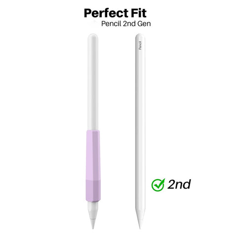 AHASTYLE PT185 For Apple Pencil (2nd Generation) Silicone Sleeve Stylus Pen Case Cover Protective Pencil Grip Holder