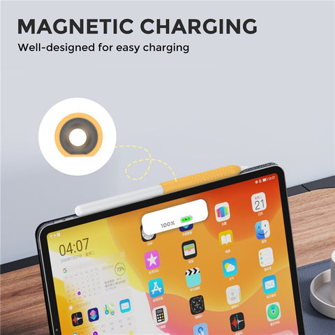 AHASTYLE PT182 For Apple Pencil (1st Generation) / (2nd Generation) Silicone Grip Holder Protective Sleeve Cover