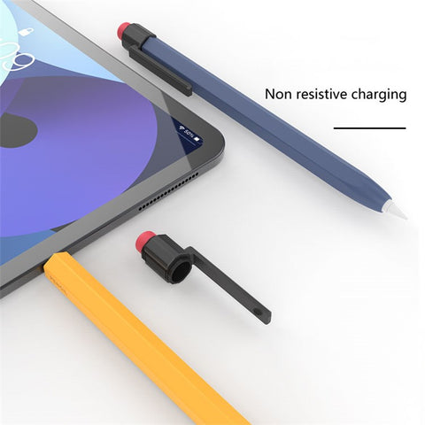 AHASTYLE PT180-1-K For Apple Pencil (1st Generation) Sleeve Stylus Pen Retro Case Silicone Protective Cover