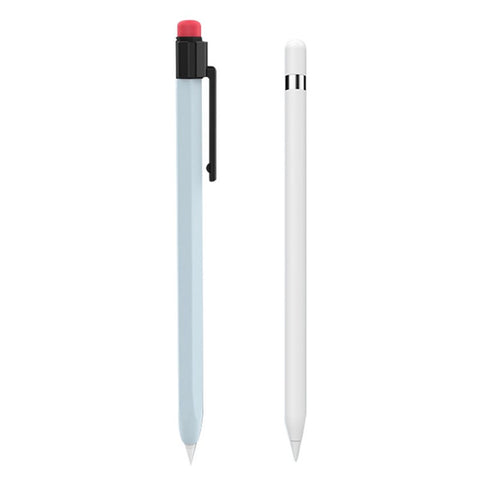 AHASTYLE PT180-1-K For Apple Pencil (1st Generation) Sleeve Stylus Pen Retro Case Silicone Protective Cover