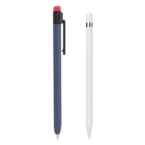 AHASTYLE PT180-1-K For Apple Pencil (1st Generation) Sleeve Stylus Pen Retro Case Silicone Protective Cover