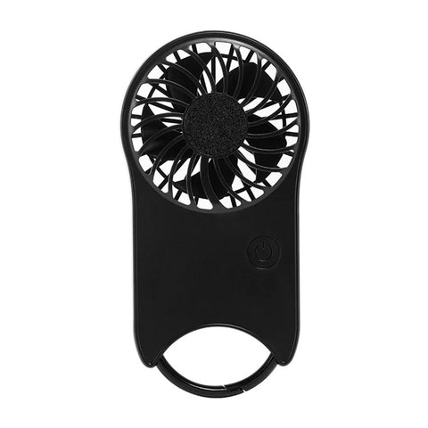F12 Mini Handheld Fan 3 Wind Speed Outdoor Summer Cooling Fan with Hanging Buckle