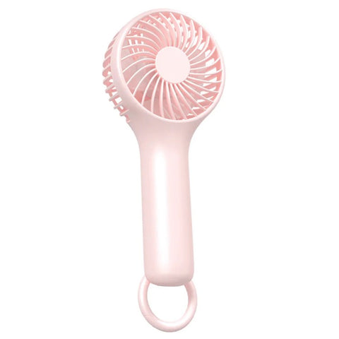 S13 Mini Handheld Fan 3 Wind Speed Portable Summer Cooling Fan with Hanging Buckle
