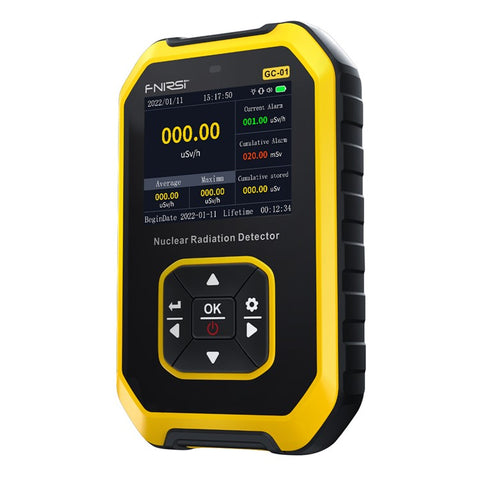 FNIRSI GC01 Geiger Counter Nuclear Radiation Detector Radiation Dosimeter with LCD Display