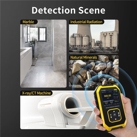 FNIRSI GC01 Geiger Counter Nuclear Radiation Detector Radiation Dosimeter with LCD Display