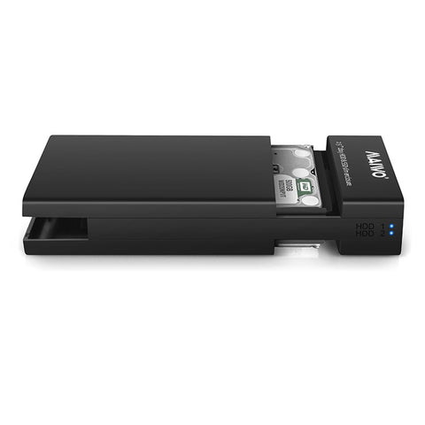 MAIWO K25682 Tool Free USB3.0 Dual Bay 2.5 inch SATA Hard Drive RAID Enclosure Case