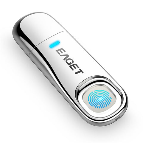 EAGET FU60 Fingerprint Encryped Flash Drive USB 3.0 U Disk Zinc Alloy Memory Stick for Laptops Computers