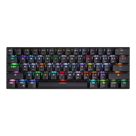 MOTOSPEED CK62 Keyboard Wired Bluetooth/USB Keyboard Dual Mode Mechanical Keyboard with RGB Backlight