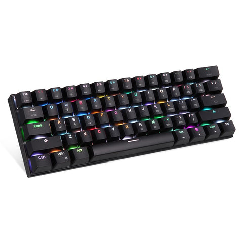 MOTOSPEED CK62 Keyboard Wired Bluetooth/USB Keyboard Dual Mode Mechanical Keyboard with RGB Backlight