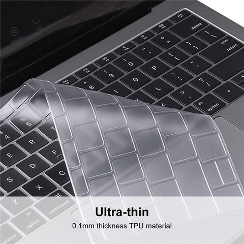 ENKAY HAT PRINCE Ultra-thin TPU Keyboard Guard Film for MacBook 12-inch/Pro 13.3-inch A1708 without Touch Bar (2016 EU Version)