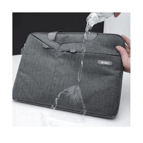 WIWU Oxford Sleeve City Commuter Bag Travel Handbag for 15.6-inch MacBook