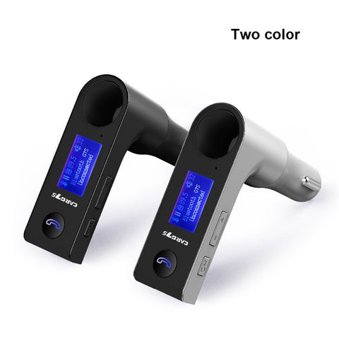 G7S Car Bluetooth-compatible Kit FM Transmitter MP3 Player Dual USB Car Charger with Cigarette Lighter Port