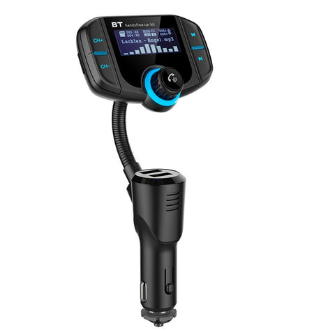 BT70 1.65 inch LCD Display Dual USB QC3.0 Car Charger FM Transmitter Bluetooth-compatible MP3 Music Player Hands-free Car Kit