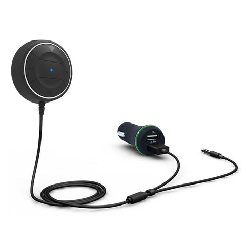 JRBC01 Bluetooth-compatible 4.0 Music Player Hands-free Car Kit USB Charger with NFC Function