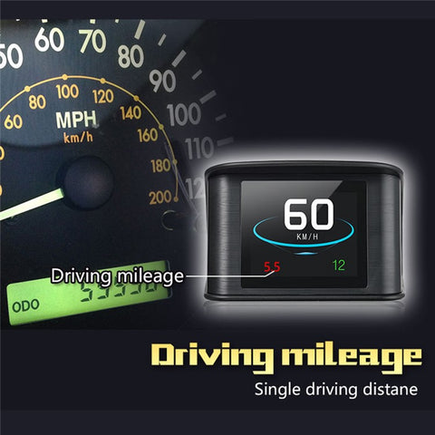 T600 2.6 Inch LCD TFT GPS Speedometer Digital Speed Display Car Speed Projector Head Up Display Hud