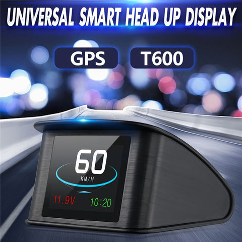 T600 2.6 Inch LCD TFT GPS Speedometer Digital Speed Display Car Speed Projector Head Up Display Hud