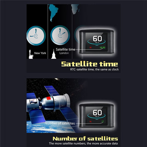 T600 2.6 Inch LCD TFT GPS Speedometer Digital Speed Display Car Speed Projector Head Up Display Hud