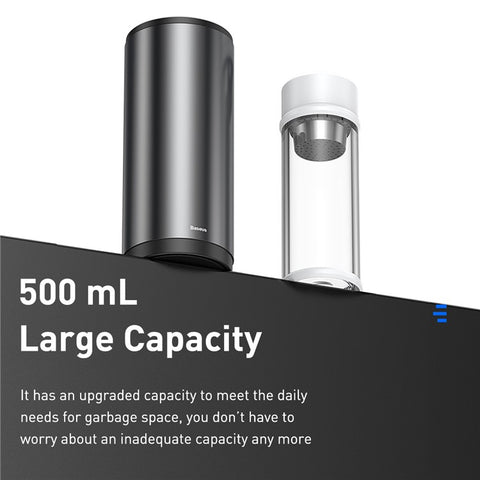 BASEUS Vehicle-mounted Trash Can Rubbish Bin Mini Size for Car 500ML