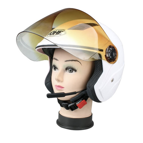 BT8 Motorcycle Helmet Bluetooth-compatible Headset Wireless Earphone Hands-free Speakers Music Headphone