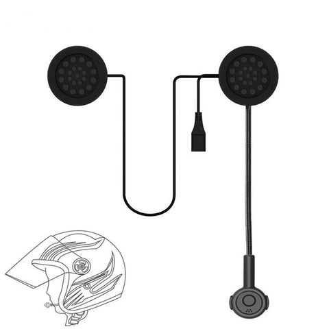 Wireless Bluetooth-compatible Headset Motorcycle Helmet Handsfree Music Calling Headphone
