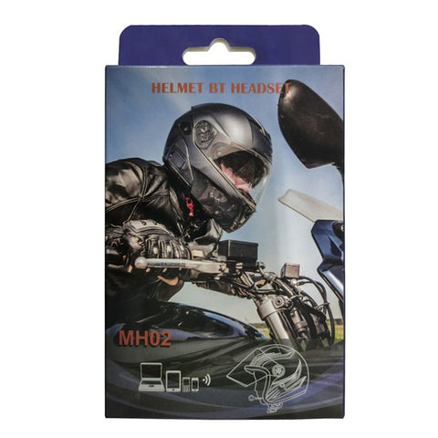 Wireless Bluetooth-compatible Headset Motorcycle Helmet Handsfree Music Calling Headphone