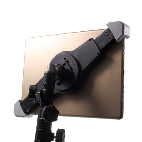 Adjustable Floor Tablet Tripod Stand Mount Holder Stronger Aluminum Alloy 4-Sections Design for iPad/iPad Mini/Samsung Galaxy Tab, within 7-11 Inch