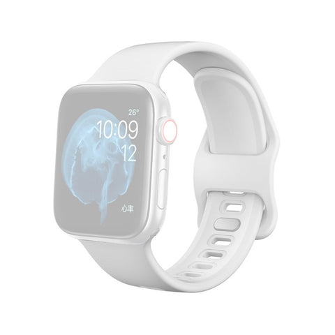 Silicone Smart Watch Replacement Strap for Apple Watch Series 11 10 42mm / 9 8 7 41mm / SE3 SE2 SE 6 5 4 40mm / 3 2 1 38mm