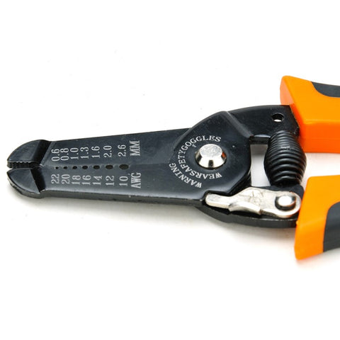JAKEMY JM-CT4-12 6.0 inch Wire Cable Cutter Stripper Pliers AWG Metric Scale
