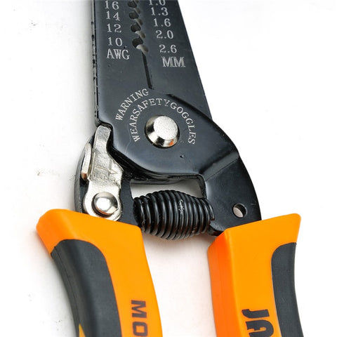 JAKEMY JM-CT4-12 6.0 inch Wire Cable Cutter Stripper Pliers AWG Metric Scale