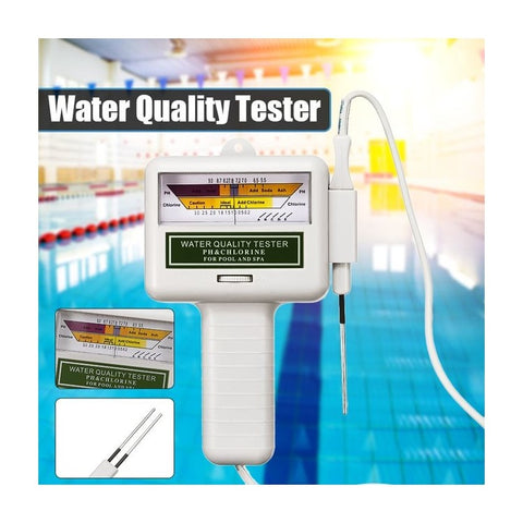 PC101 PH Meter Water Quality PH CL2 Chlorine Tester Level Meter for Swimming Pool