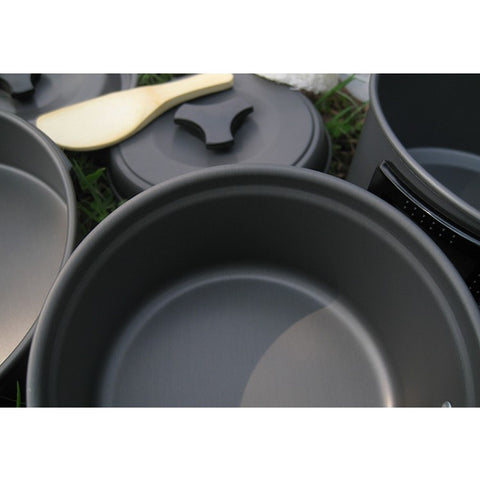 HALIN DS-300 Portable Outdoor Camping Picnic Cookware Set for 2-3 People