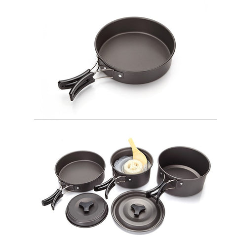 HALIN DS-300 Portable Outdoor Camping Picnic Cookware Set for 2-3 People