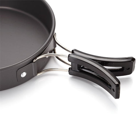 AOTU DS200 Portable Outdoor Camping Picnic Cookware Set for 1-2 People