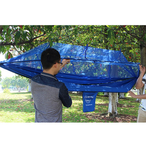 AOTU AT6730 Mosquito Net Outdoor Hammock Travel Bed Lightweight Hammock