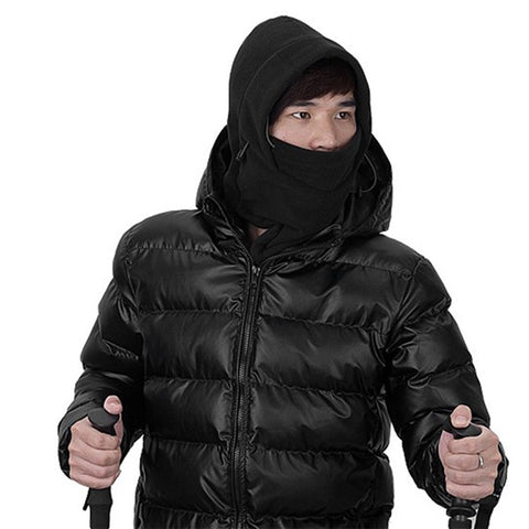AOTU AT8720 Double-layer Winter Cap Neck Scarf Face Mask Warm Men Women Fleece Cap for Outdoor Skiing, Skating etc.