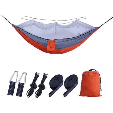 Outdoor Travel Camping Tent Swing Bed Mosquito Net Hanging Hammock
