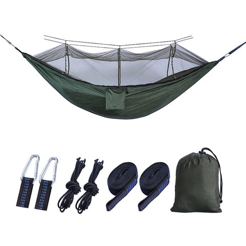 Outdoor Travel Camping Tent Swing Bed Mosquito Net Hanging Hammock