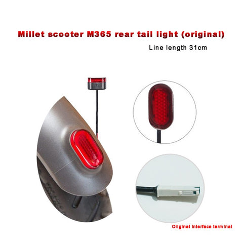 Electric Scooter Rear Tail Light LED Lamp for Xiaomi M365 Scooter Vehicles