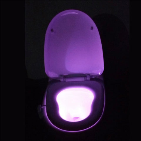 LIGHTBOWL 8-color Motion Sensor Induction Toilet Night Light