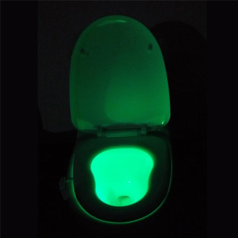 LIGHTBOWL 8-color Motion Sensor Induction Toilet Night Light